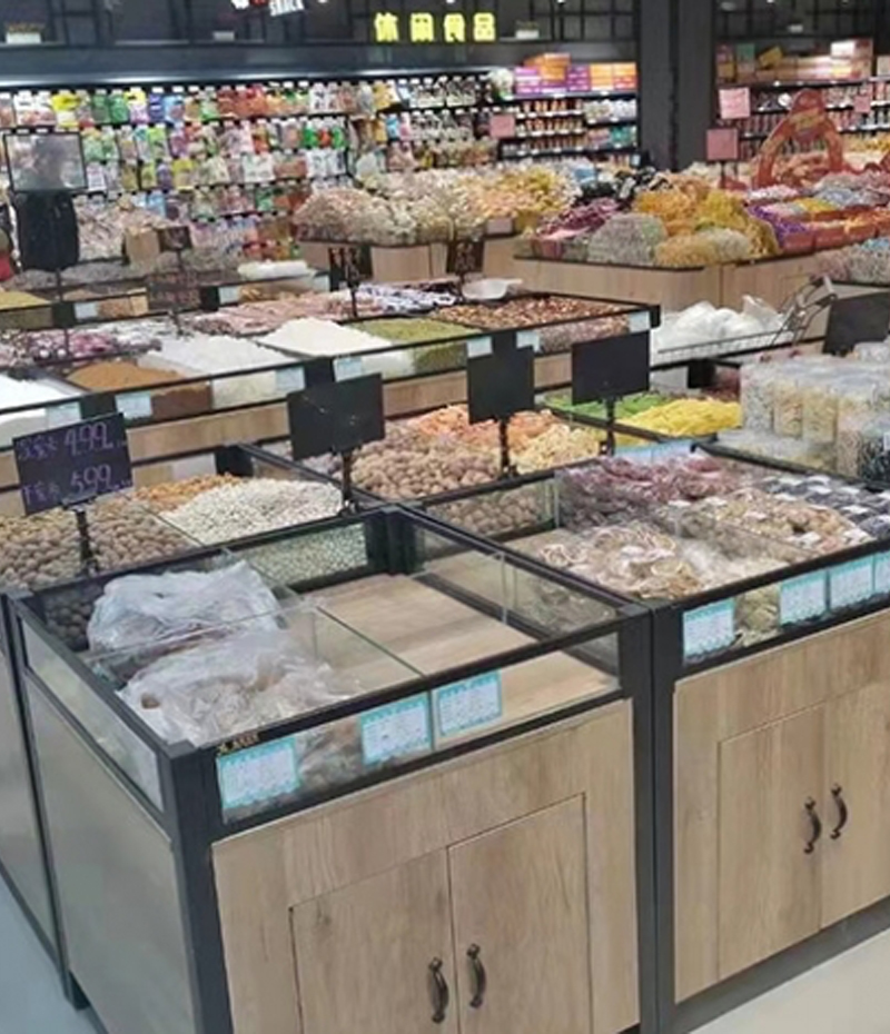 平堆干果杂粮柜