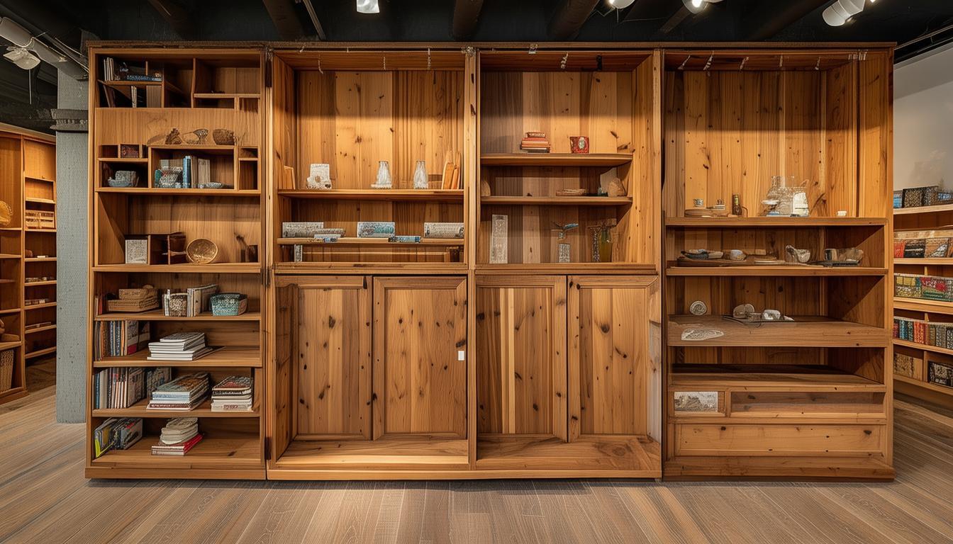 木质货架_木质货架怎么安装_木制货架子图片大全