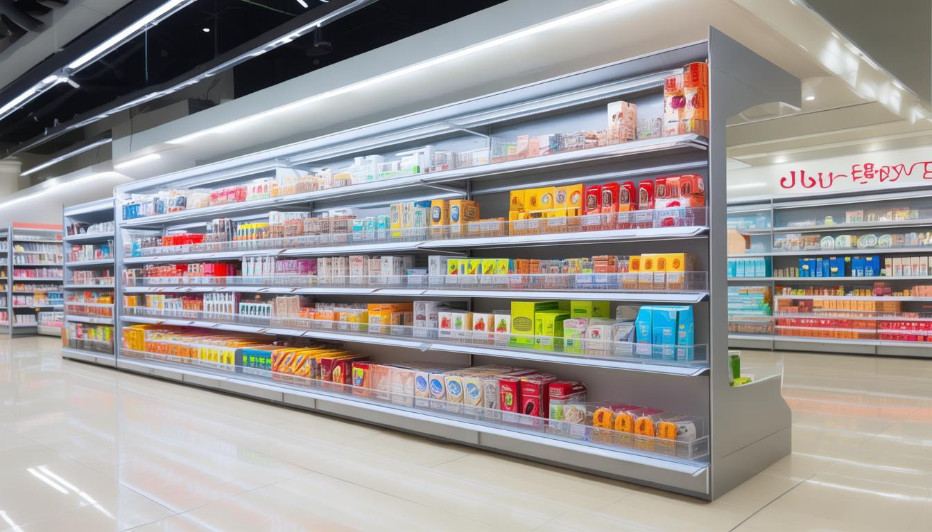 商场货架展示架_商场货架安装视频_商场货架