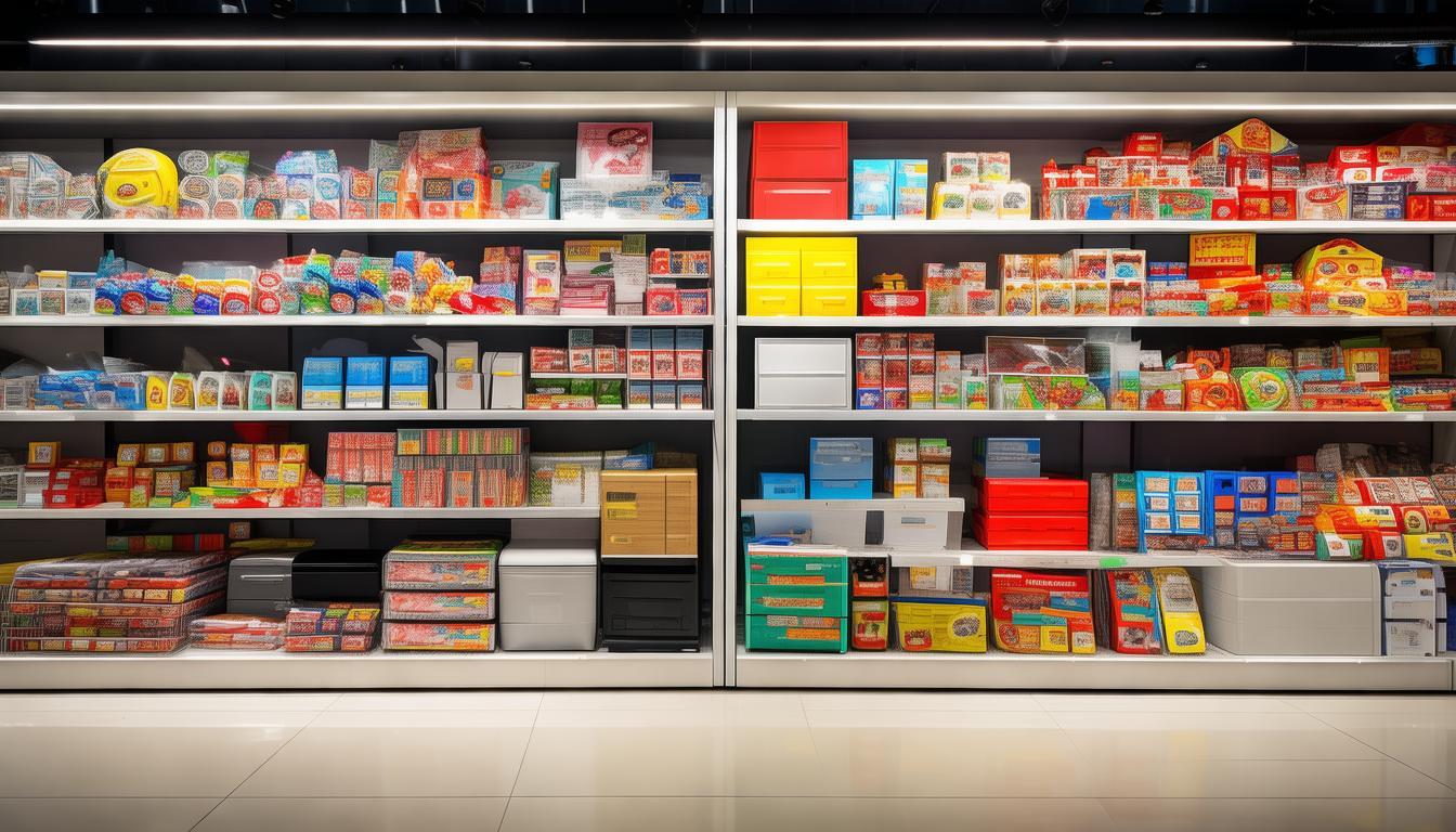 超市货架尺寸_超市货架_超市货架图片