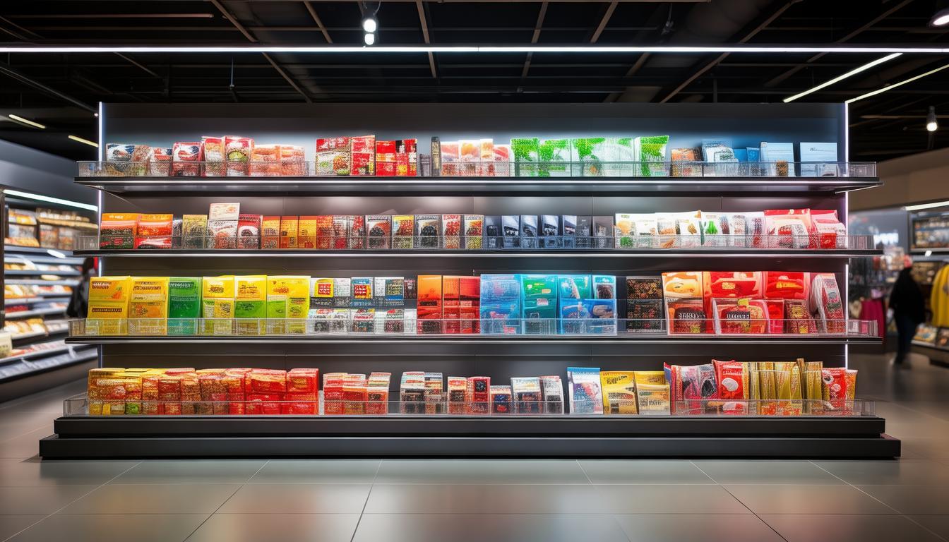 商场货架_商场货架展示架_商场货架安装视频