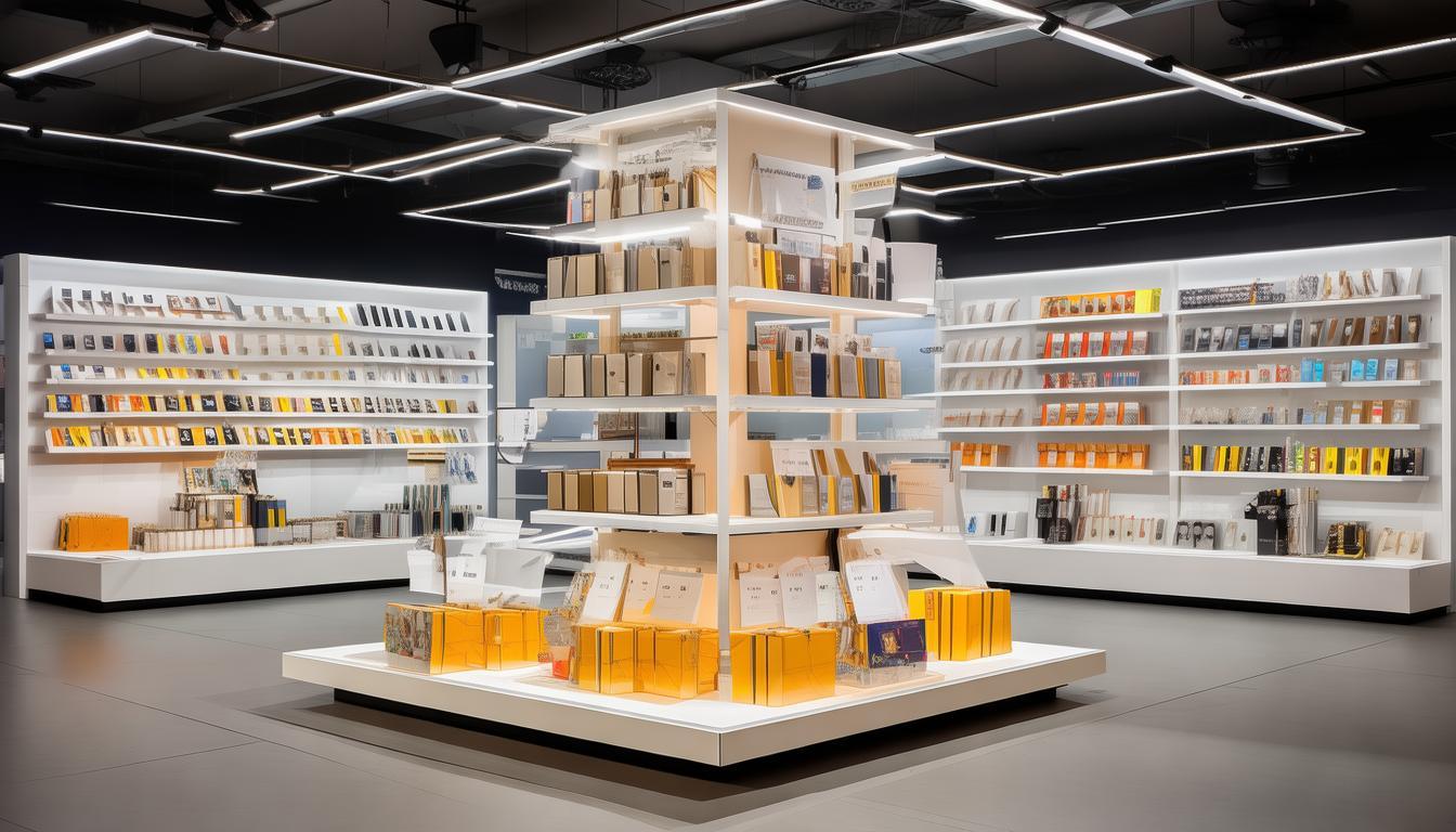 商场货架展示架_商场货架_商场货架安装视频